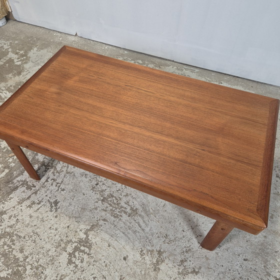 Image 1 of Table basse vintage danoise en teck H.W. Klein, Bramin, XXL années 60