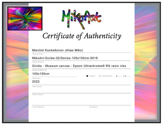 Image 1 of MikoArt-Giclée-02/Series-150x100cm-0018