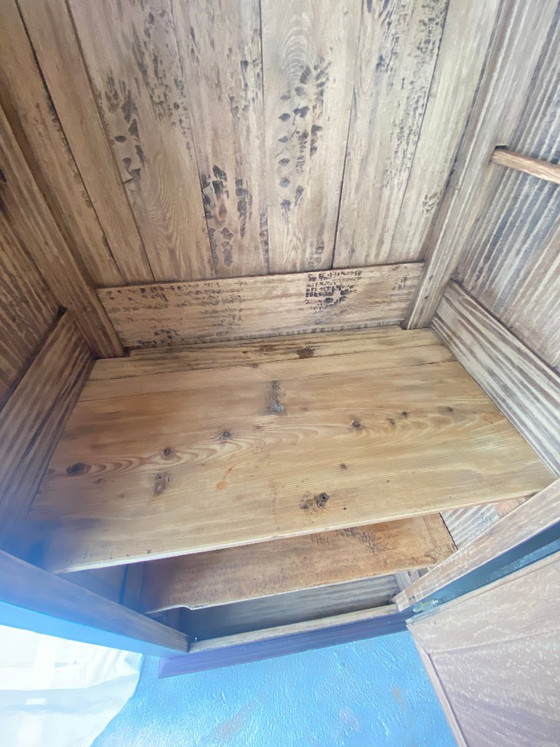 Image 1 of Cappello antico in legno massello restaurato, stile provinciale