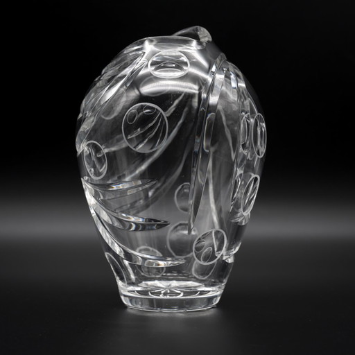 Erich Jachmann pour WMF - Vase "Olive Cut" en cristal, vers 1960