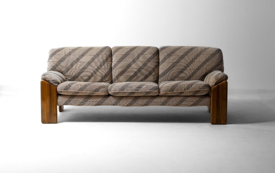 Canapé Vintage 'Sapporo' – Canapés 3 places, Wood, Textile (photo 4 of 16)