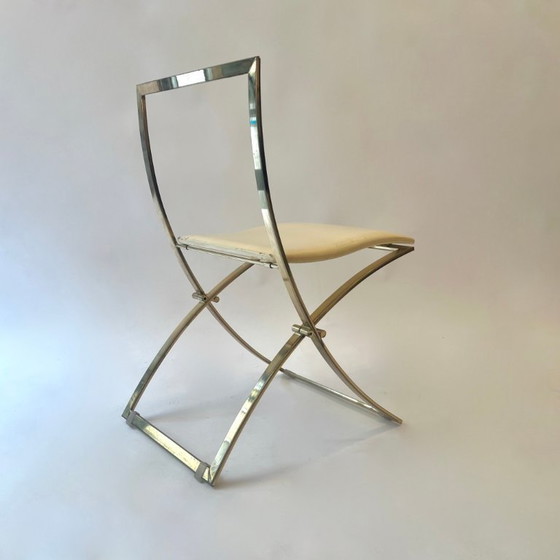Image 1 of 6 x "Luisa" folding chairs by Marcello Cuneo