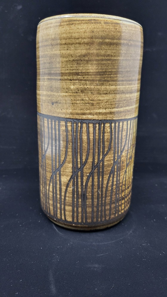 Image 1 of Dominique Pouchain vase Geometric design France Circa 1980