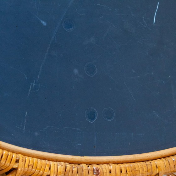 Image 1 of 1x Specchio in bambù Sunburst Mid-Century Modern, Franco Albini, Italia anni '60