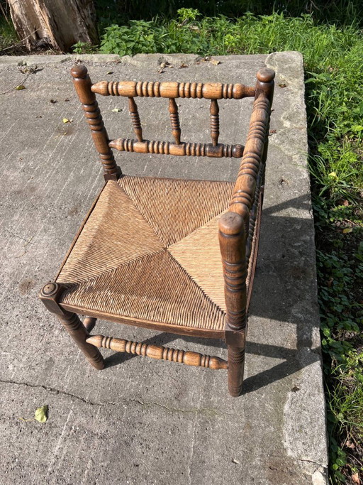 Dutch Bobbin Corner chair (hoekstoel)