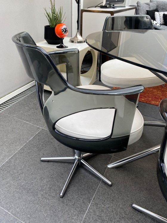 Image 1 of Mesa de comedor de la era espacial con 6 sillas