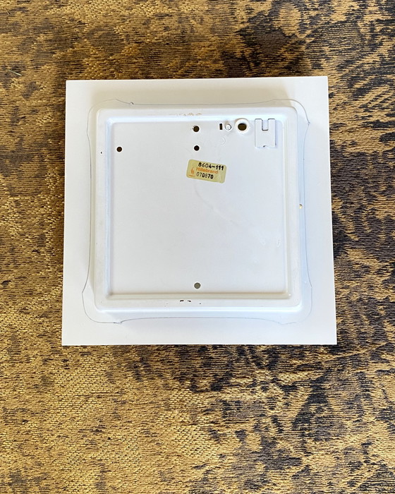 Image 1 of Set di 2 applique Op-Art di Hillebrand Space Age Vintage anni '70 Arancione