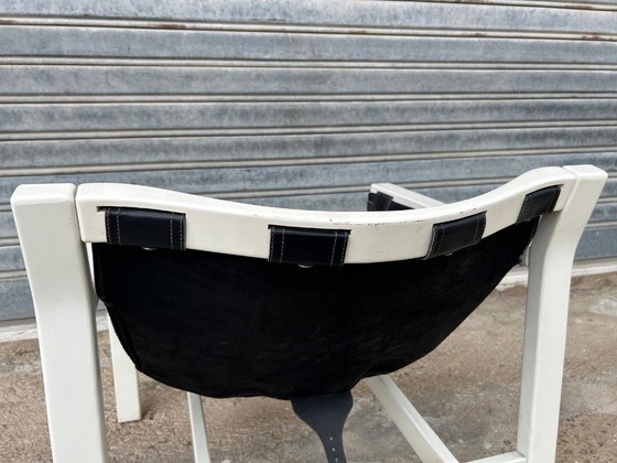 Image 1 of Italian Modern Safari armchair from Carlo Hauner for Forma, 1970’s