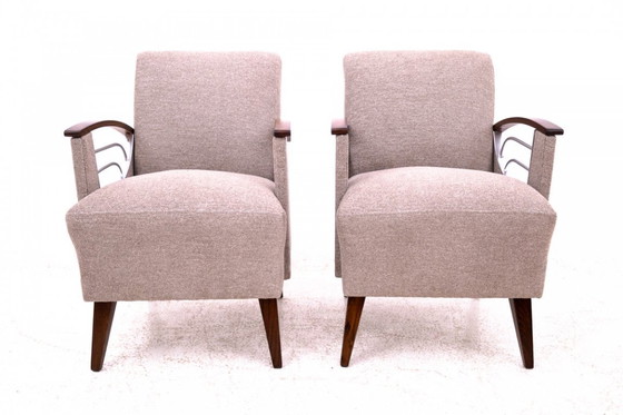 Image 1 of Pair of vintage armchairs, Czech Republic, 1960s.