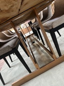 unieke houten tafel