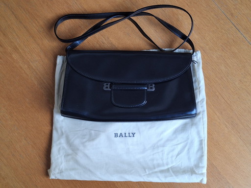 Vintage Bally Leather Shoulder Bag / Clutch – 90s – Incl. dustbag