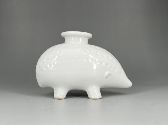 Image 1 of Portacandele a forma di riccio "Ancient Moderns" del Met - Ceramica bianca