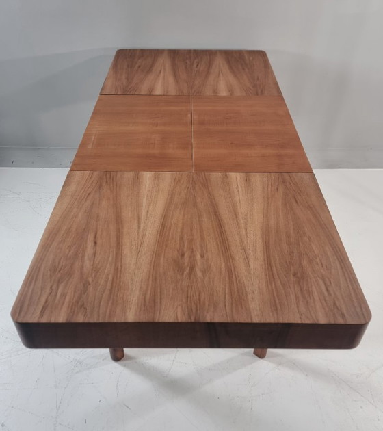 Image 1 of Art Deco Dining Table in Walnut, 1960s