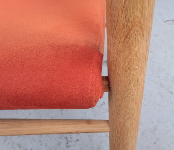 Image 1 of Safari-Stühle aus Eichenholz, Skipper Møbler 1980s