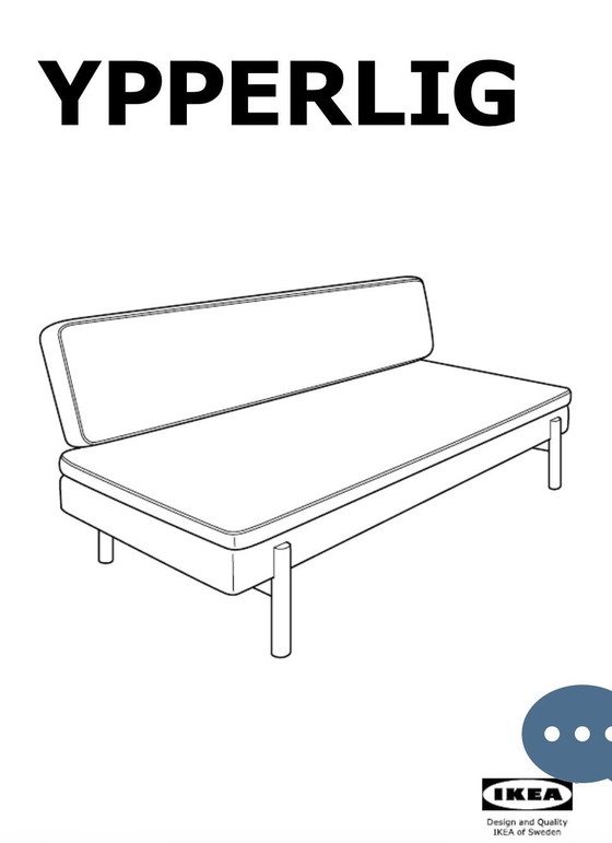 Image 1 of Sofa bed YPPERLIG - HAY x IKEA