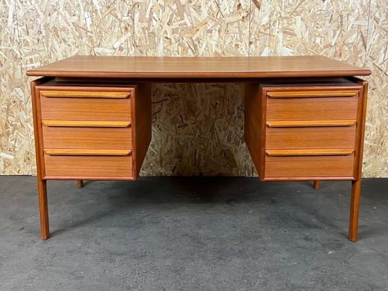 Image 1 of 60s 70s Teak Writing Desk by GV Gaasvig for GV Møbler 60s
