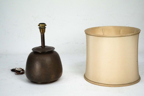 Image 1 of Mid-Century Modern Italian Brass Table Lamp – 1960s Vintage