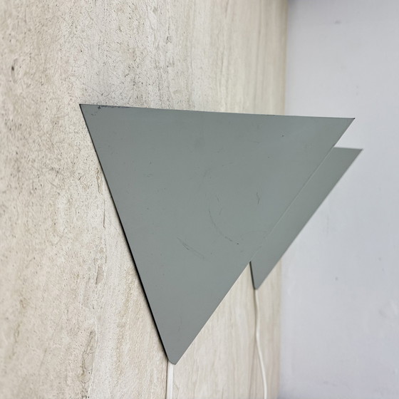Image 1 of A Set of J. Hoogervorst for Anvia Almelo Vintage Dutch Metal Wall Lamp 1960s
