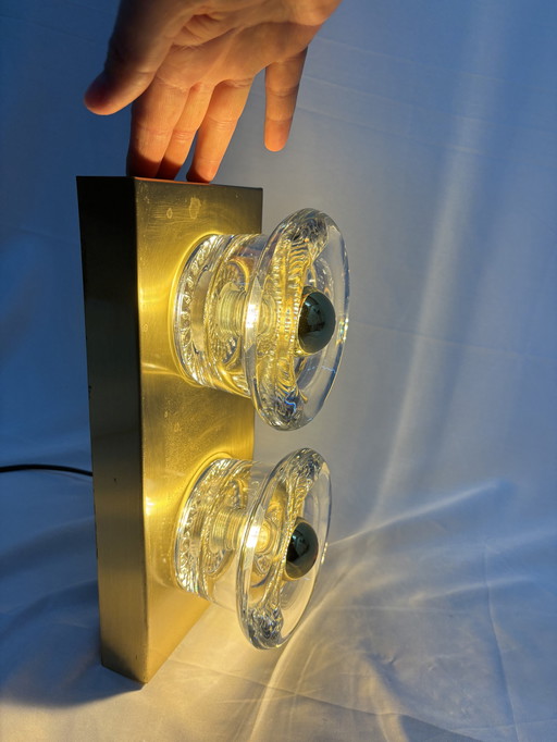 Lampe murale vintage style spatial gebrüder Cosack (années 1960/1970)