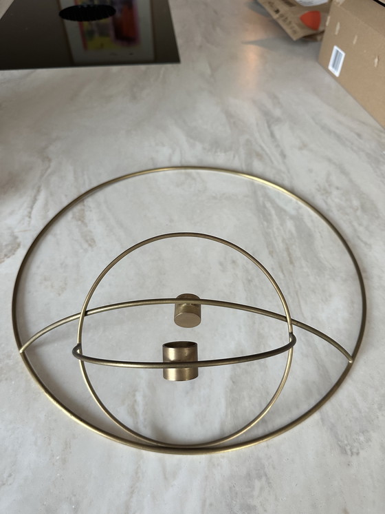 Image 1 of 2x POV Circle L & S Messing-Kerzenhalter