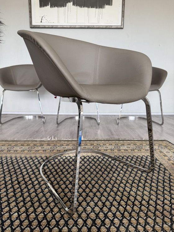 Image 1 of 4x Chaise Arper Duna Design by Lievore Altherr Molina, ca2014
