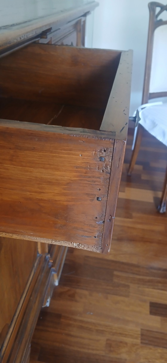 Image 1 of 16th century sideboard already restored