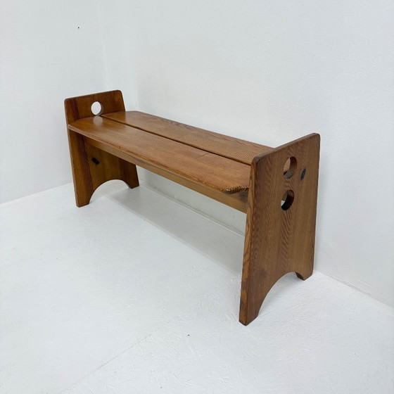 Image 1 of Banco de estilo moderno de mediados de siglo, diseñado por Gilbert Marklund para Furusnickarn AB en la década de 1960.
