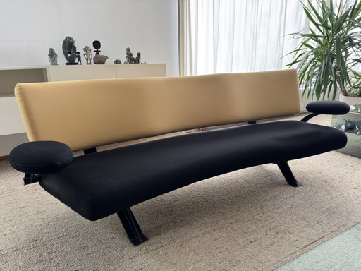 Artifort Orbit bank 1993 zwart/geel