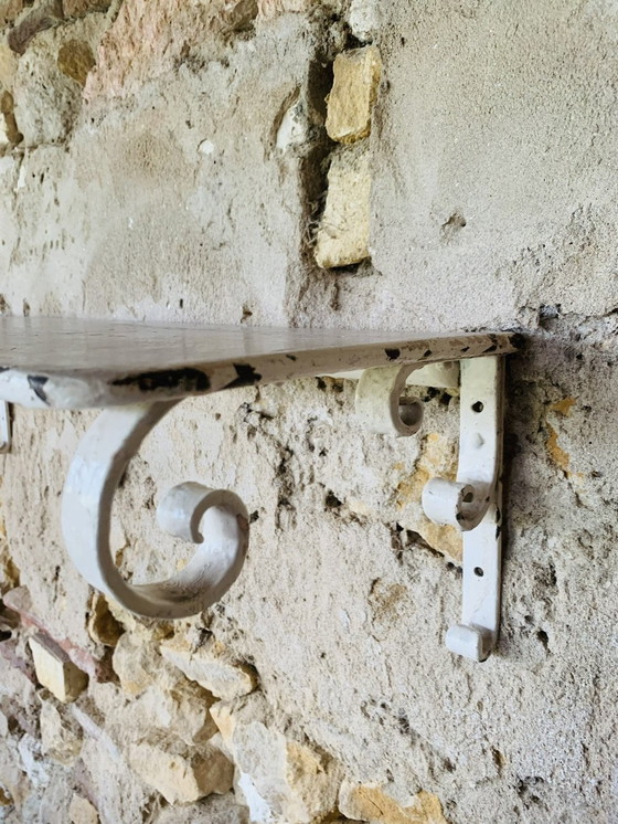 Image 1 of Set di 2 mensole da giardino vintage francesi, anni '30