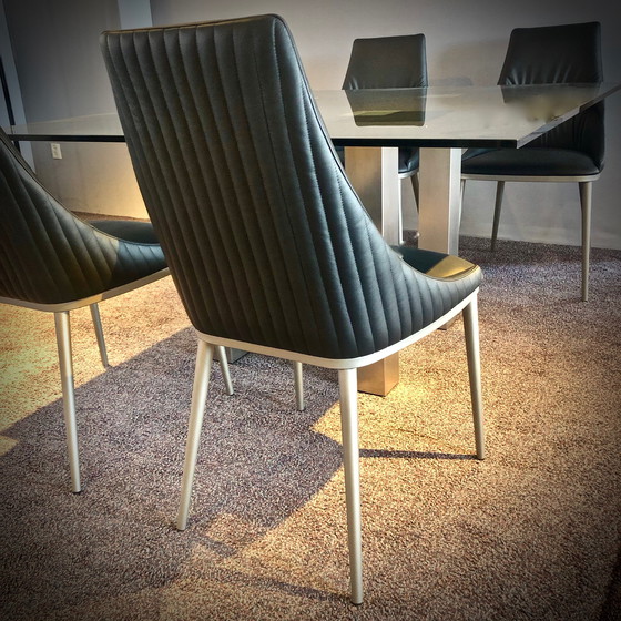 Image 1 of Chaise de salle à manger Eforma Sofia Elite (lot de 4)