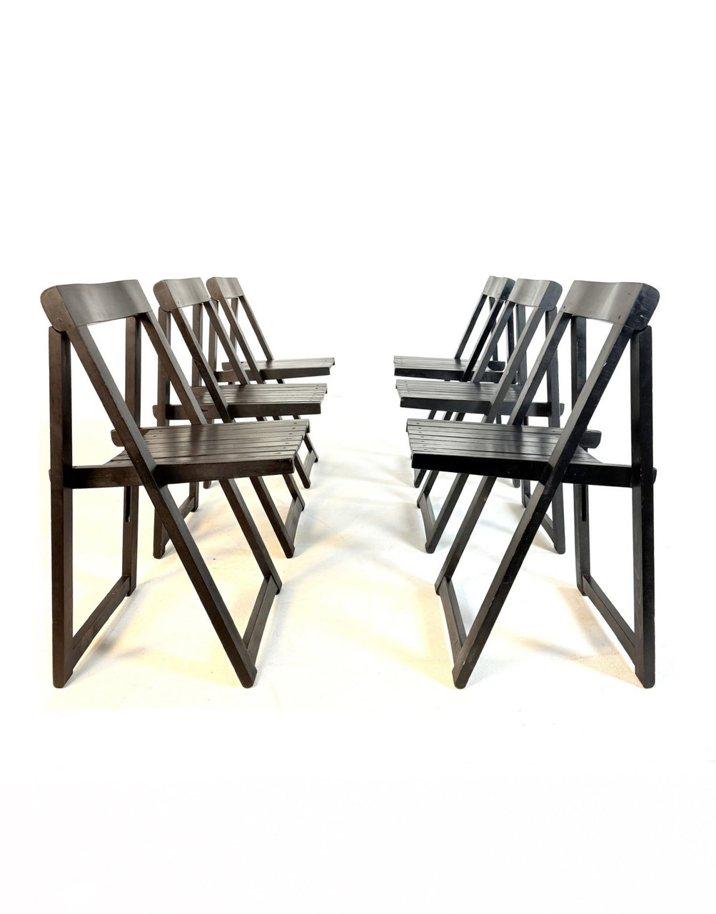 6x design klapstoel ‘Trieste’, Aldo Jacober