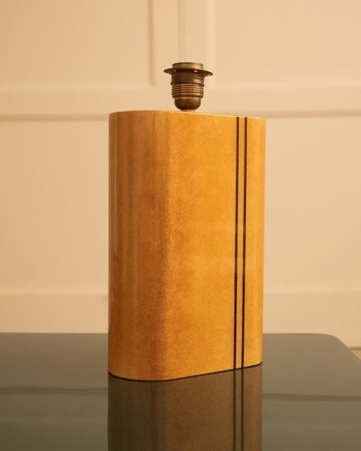Parchment table lamp - Italy 1970s