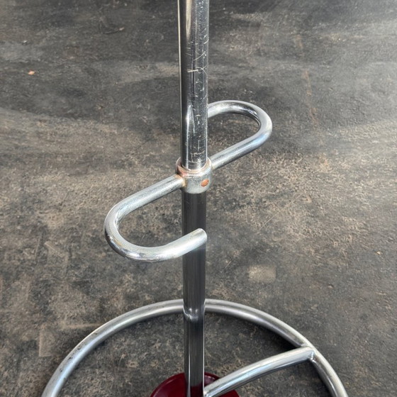 Image 1 of Bauhaus Style Chrome Coat Rack by Hynek Gottwald, 1940s