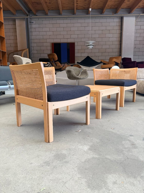 Ensemble modulaire vintage Plexus par Illum Wikkelsø – Canapés modulables, Wood, Textile (photo 8 of 11)