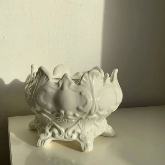 Image 1 of Antieke Franse aardewerken theepot, 1873