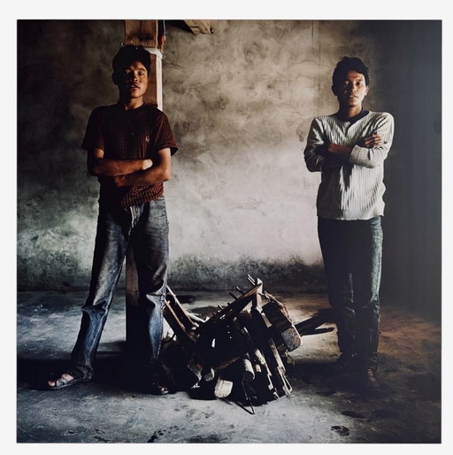 Wang Gang ( 1969 ) single photo 100cm x 100cm on panel Europalia Brussels