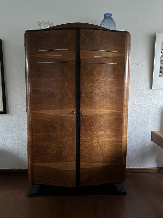 Image 1 of Houten art deco servieskast