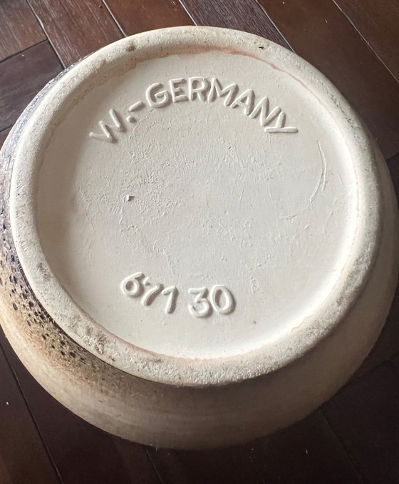 Image 1 of Vintage Fat Lava Jug by Scheurich – West Germany Ceramic in Brown | Mid Century Design Model: 671-30