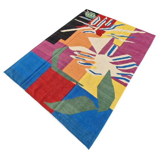 Henri Matisse The Creole Dancer 1950 Inspired Handwoven Tapestry | Unique Piece (105 × 77 in) (photo 3 of 11)