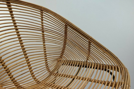 Image 1 of Mid Century bamboe-zand-ijzeren stoel, 1960