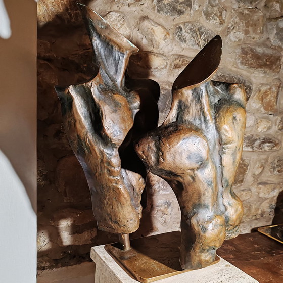 Sorprendente Sculture in Bronzo Mid-Century di Gian Rigo - Italia, Mid Century Modern (foto 4 di 12)