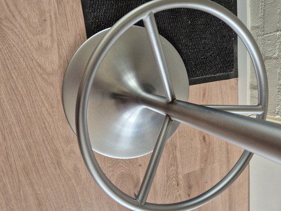 Image 1 of Barstool Johansen in excellent condition, color gray-blue