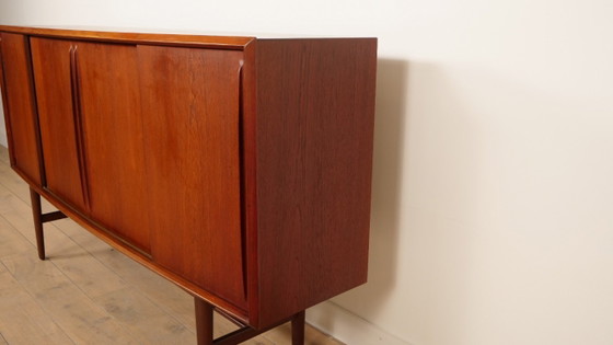 Credenza alta vintage | Teak | Arne Vodder per H.P. Hansen | 200 cm – arne vodder voor H.P Hansen (photo 5 of 14)