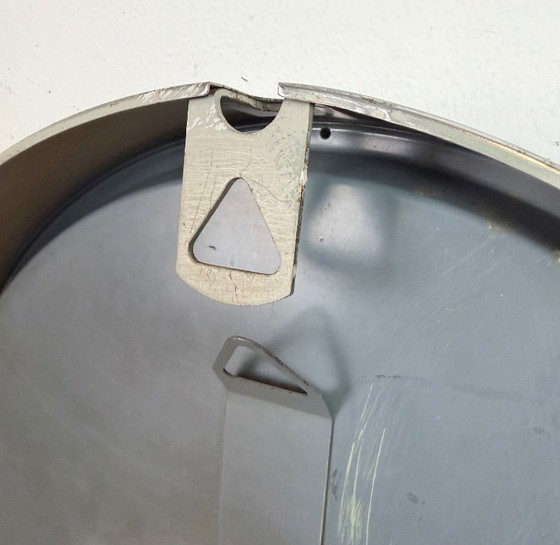 Image 1 of Graue Industriewanduhr von TCW, 1960