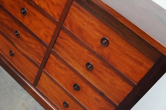 Image 1 of English mahogany chest of drawers / chest of drawers, 1930s