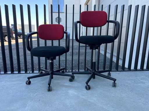 2 chaises de bureau Vitra Allstar