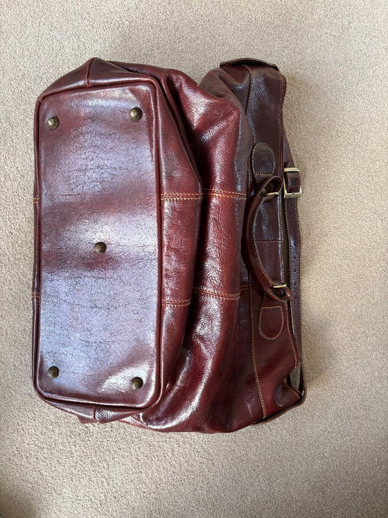 Image 1 of Borsa da weekend in pelle italiana, mai usata