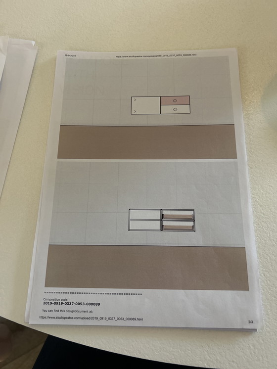 Image 1 of Pastoe floating wall cabinet