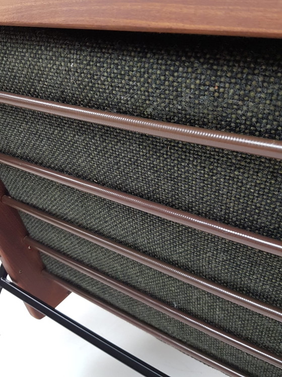 Image 1 of Vintage Rob Parry armchair, De Ploeg wool fabric, green, new