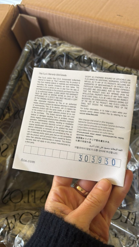 Image 1 of Superbe lampe d'extérieur FLOS Ipnos noire (1 pièce disponible)